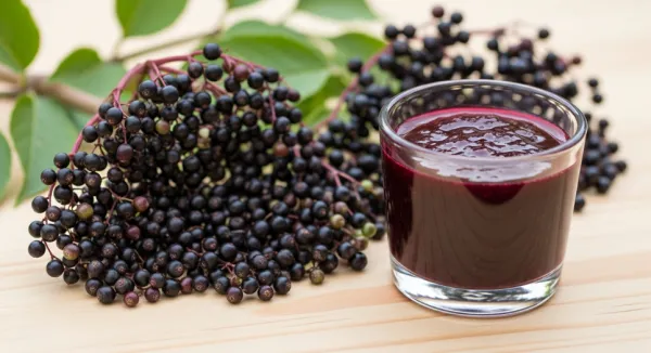 Elderberry Extract: The Dark Mark Left by a Single Drop