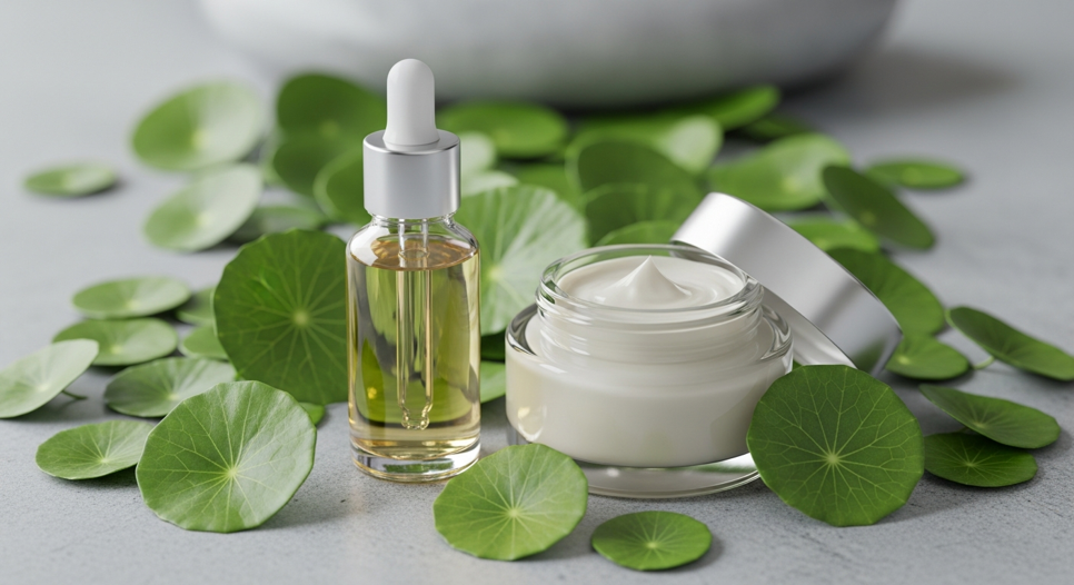 Gotu Kola içeren dermokozmetik serum ve krem