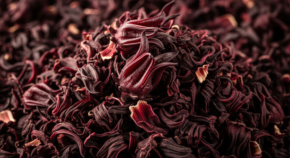 Kurutulmuş hibiskus (Hibiscus sabdariffa) çanak yaprakları