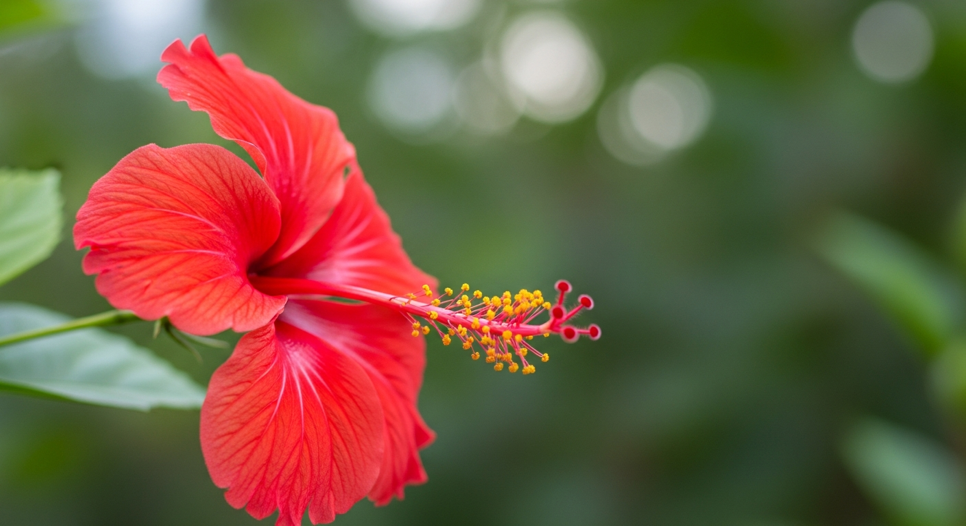 Hibiskus çiçeği, doğal kaynak