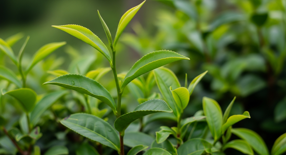 Çay bitkisi (Camellia sinensis) yaprakları