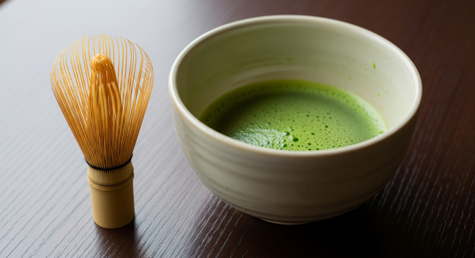 Geleneksel matcha hazırlığı