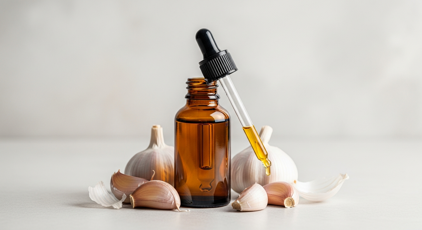 Sarımsak ekstraktı içeren kozmetik serum