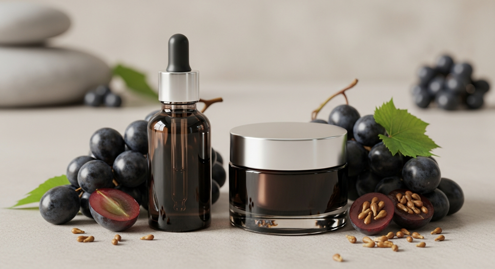 Üzüm çekirdeği ekstraktı içeren anti-aging kozmetik